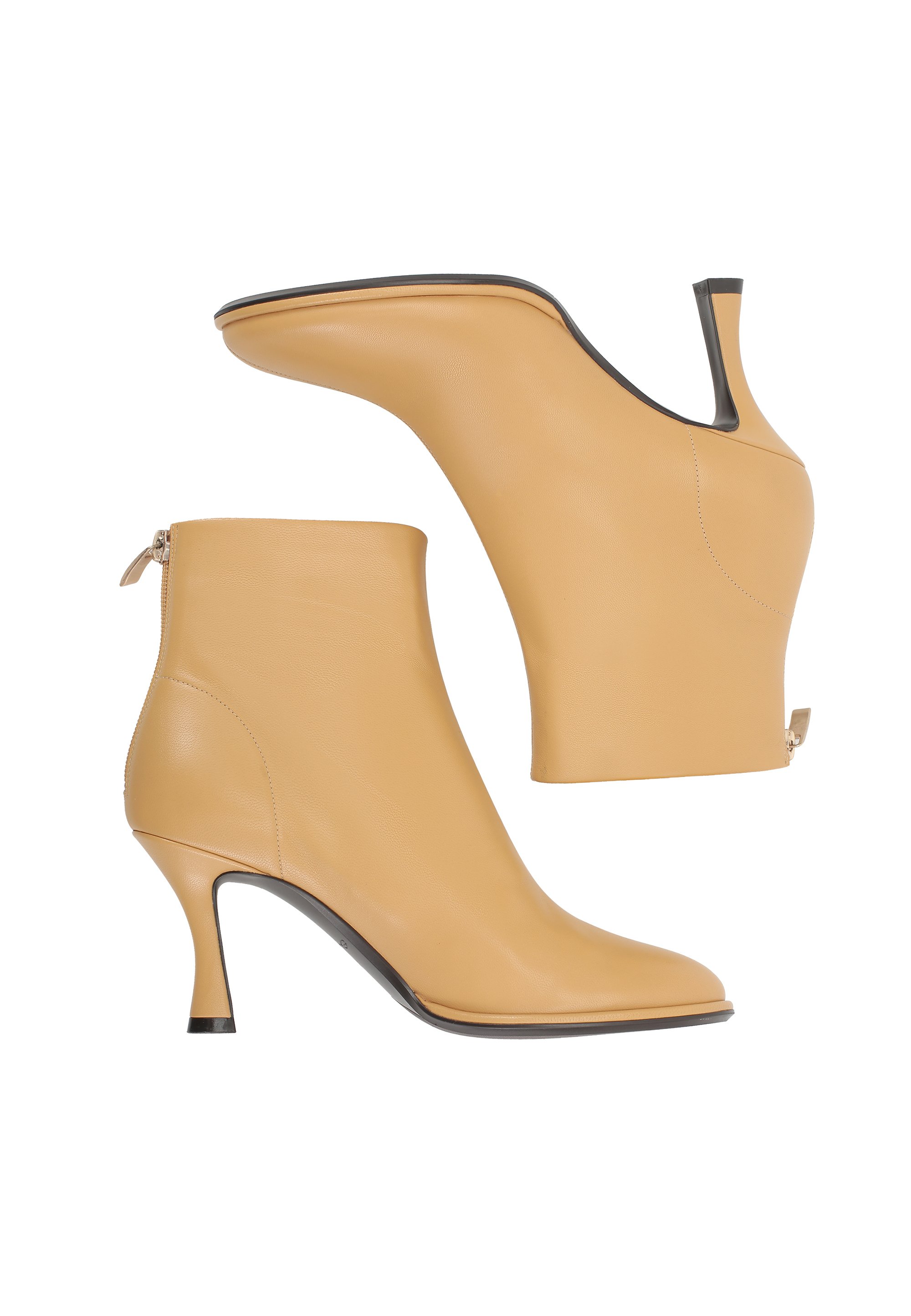 Ekonika Botines de tacón - taffy/mostaza - Zalando.es