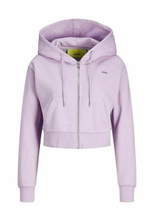 MIT REISSVERSCHLUSS JXABBIE - Sweatjacke - lilac breeze