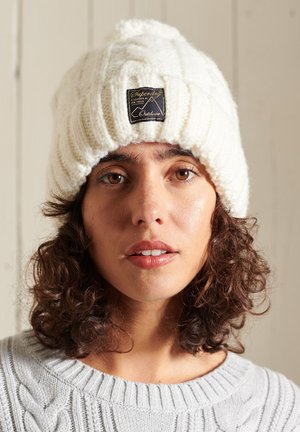 SUPERDRY - Mössa - winter white