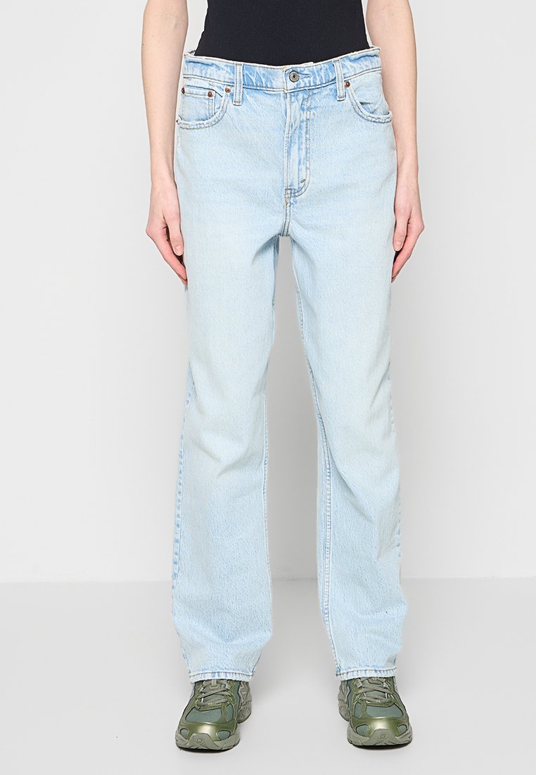 Abercrombie & Fitch Straight leg jeans lichtblauw