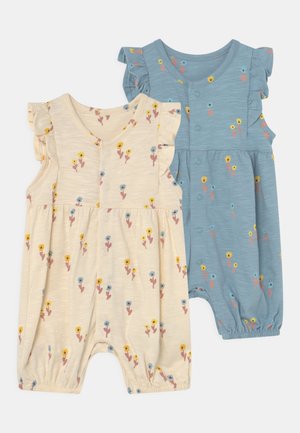 BABY FLORAL ROMPER 2 PACK - Jumpsuit - light blue