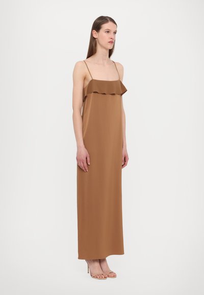 Filippa K FLUID DRAPED STRAP DRESS - Kokteiļkleita/ballīšu kleita - light brow
