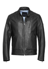 bugatti - BURUBIO - Leather jacket - schwarz Thumbnail Image 1
