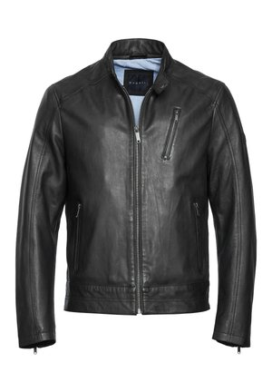 BURUBIO - Leather jacket - schwarz