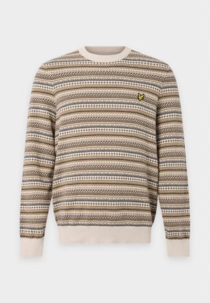 Lyle & Scott, FAIRISLE CREW NECK JUMPER - Strickpullover - cove