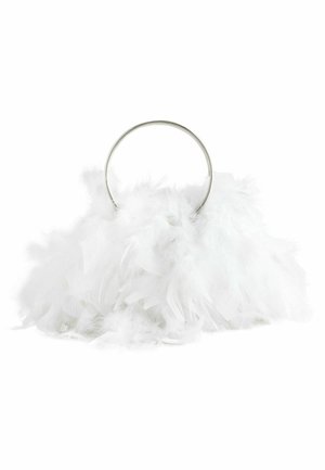 Next FEATHER RING HANDLE - Väike käekott - white