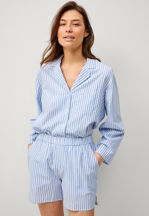 Nattøj bukser - blau weiß gestreift