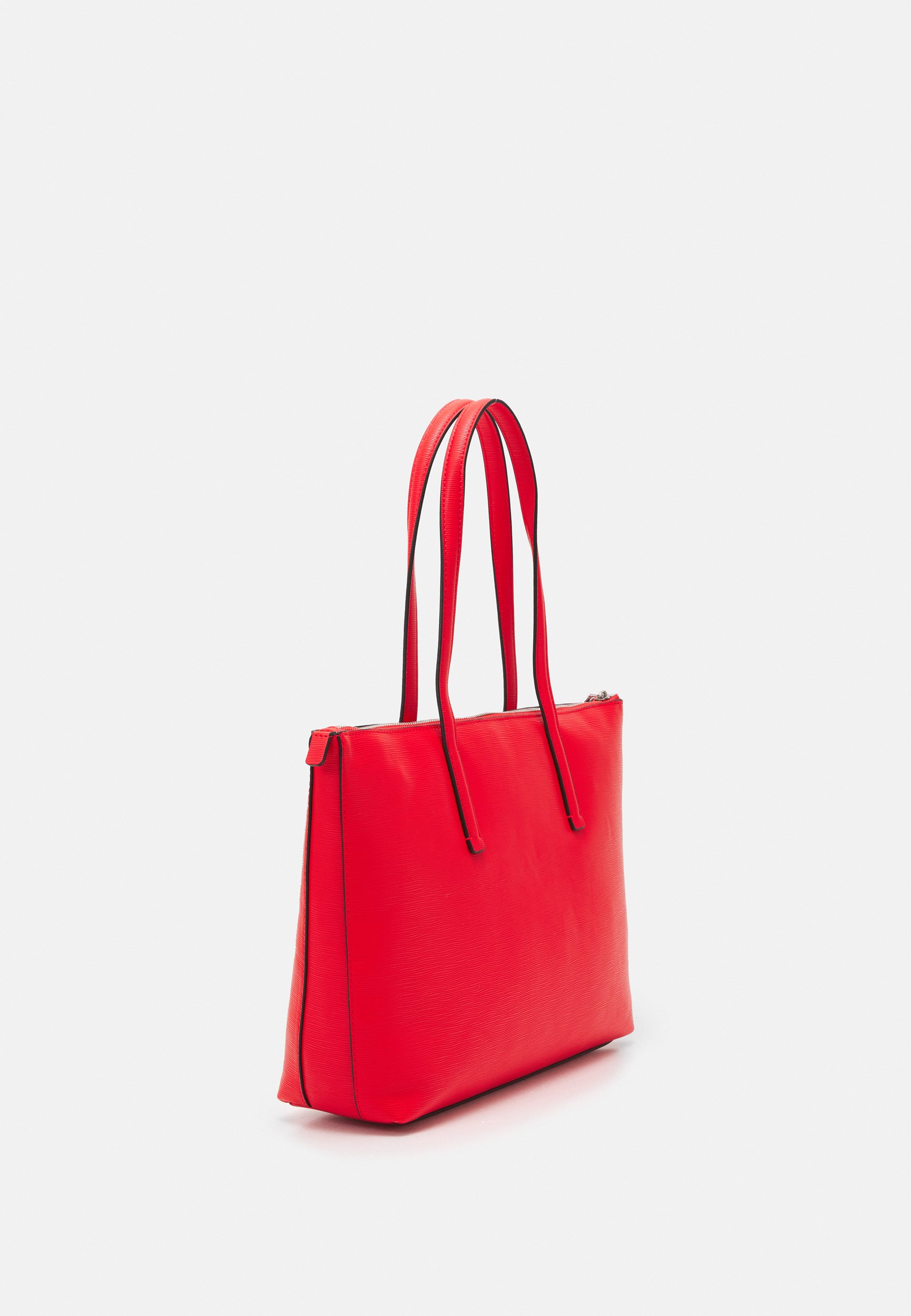red shopper bag