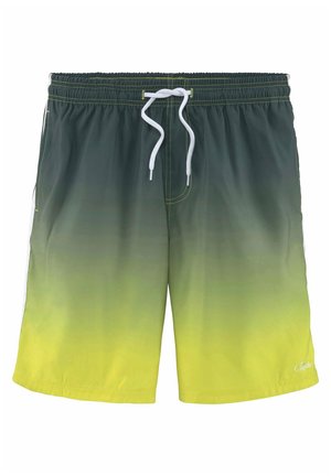 Badeshorts - grau/gelb