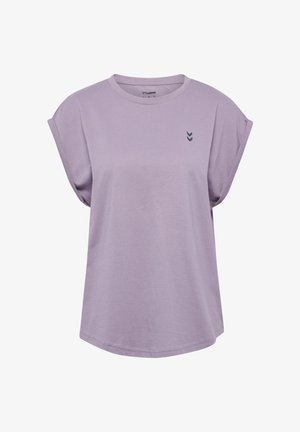 Hummel, HUMMEL HMLSOFT RELAXED W T-SHIRT S/S - T-Shirt basic - gray ridge