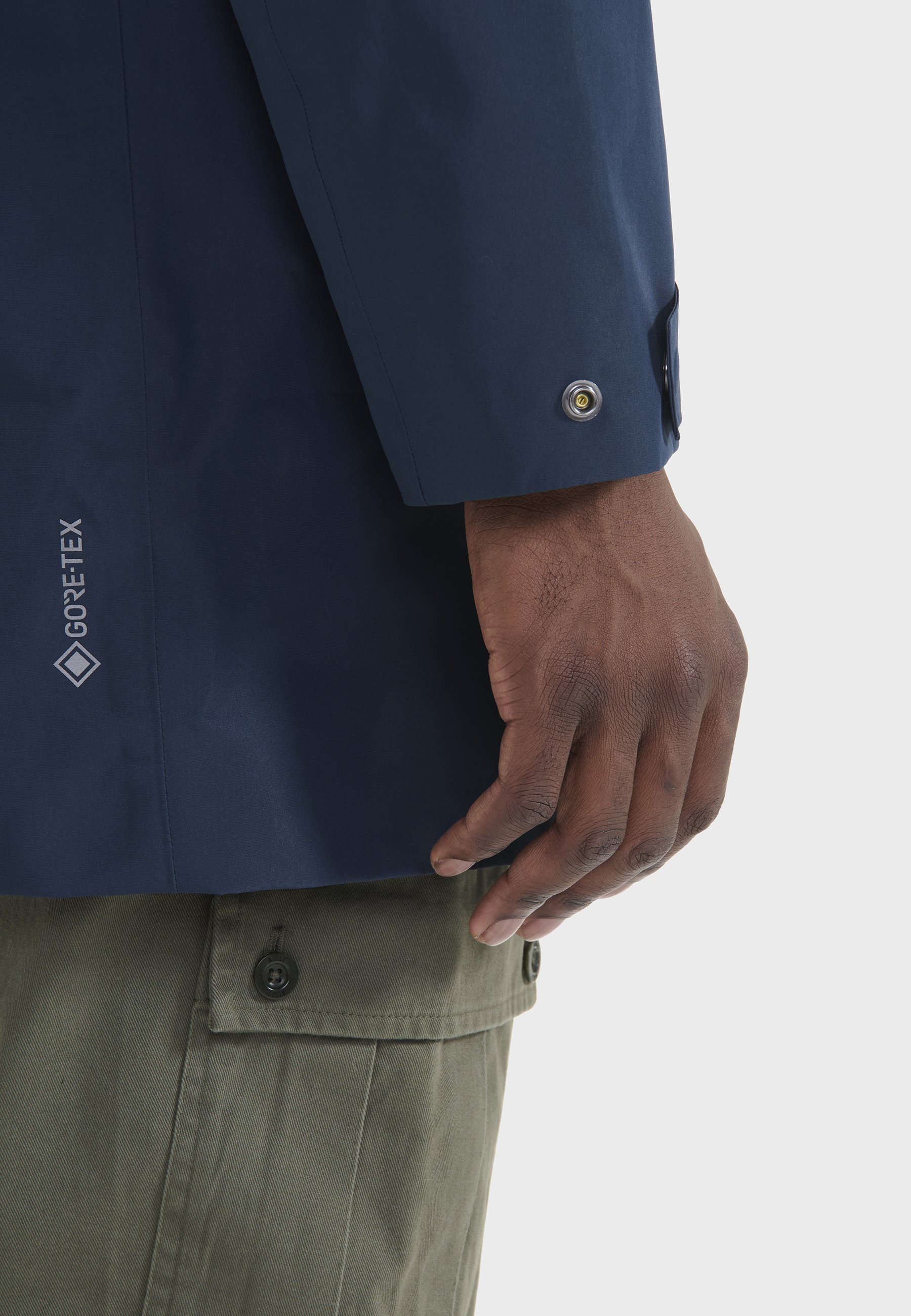 Aigle GORE-TEX - Waterproof jacket - navy blue/dark blue - Zalando