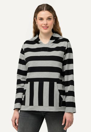 MIXED STRIPE LONG SLEEVE - Huppari - black