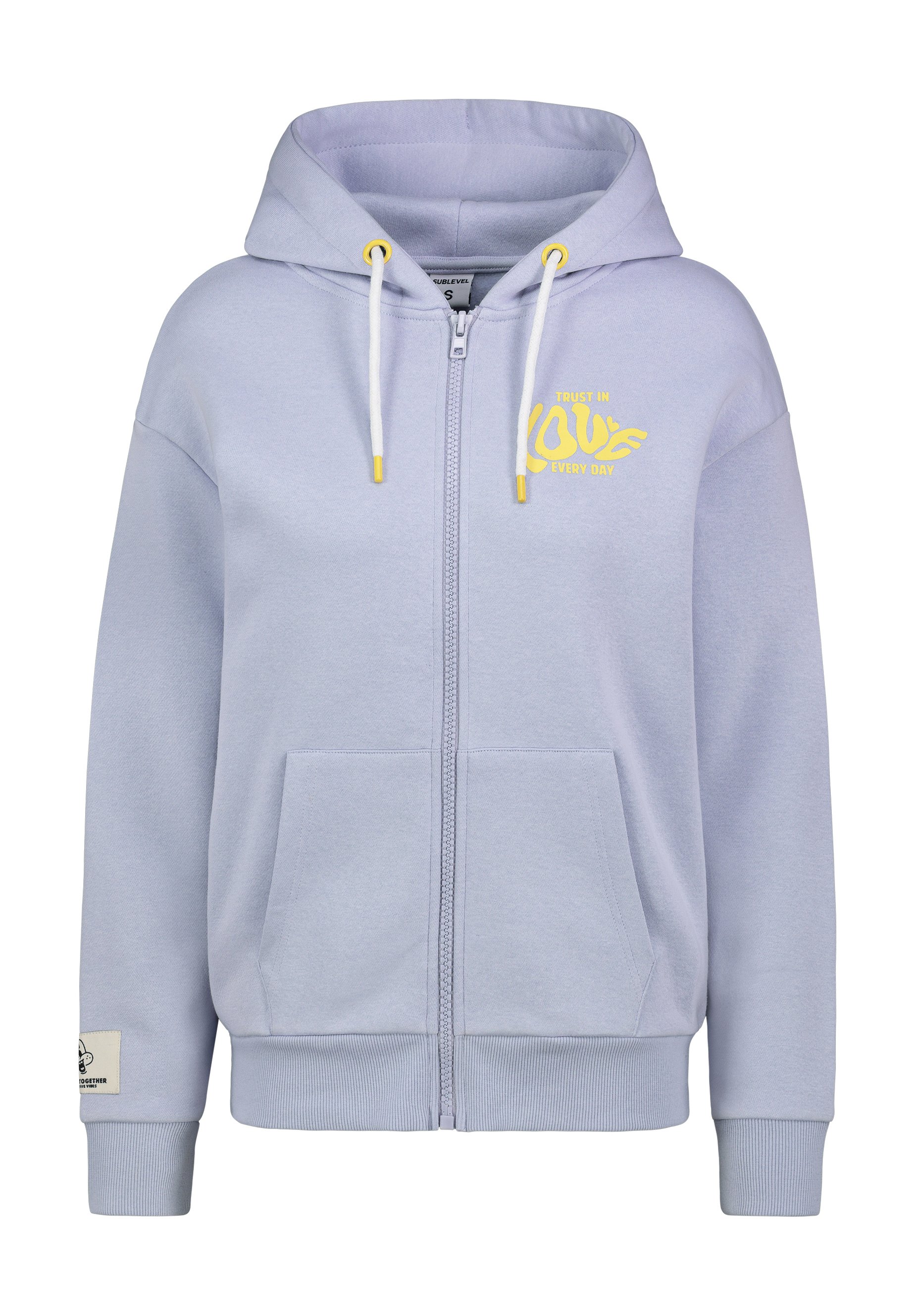 Sublevel MIT PRINT Sweatjacke light purple/lila Zalando