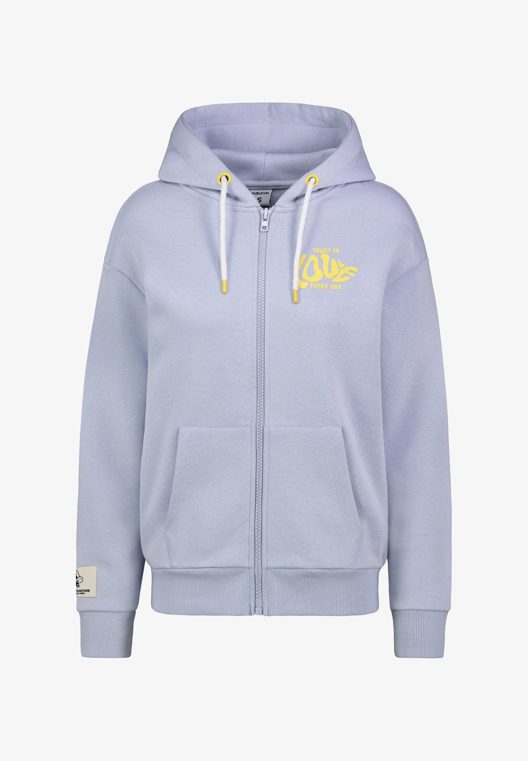 Sublevel MIT PRINT Sweatjacke light purple/lila Zalando