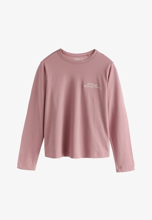 Next, NATIONAL TRUST X LONG SLEEVE CREW NECK T-SHIRT - Langærmet T-shirt - pink