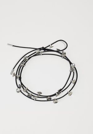 HUGO KREIT STUD LACET - Náhrdelník - silver-coloured