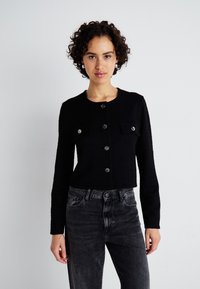 JDY - JDYALLY BOUCLE - Bleiseri - black Pienoiskuva 1
