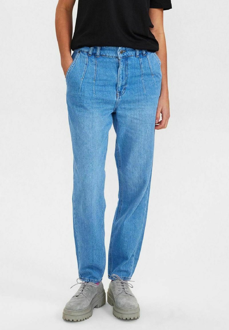 Nümph Jeans - NuBussy High Rise Wide Jeans i Light Blue Denim main image 1