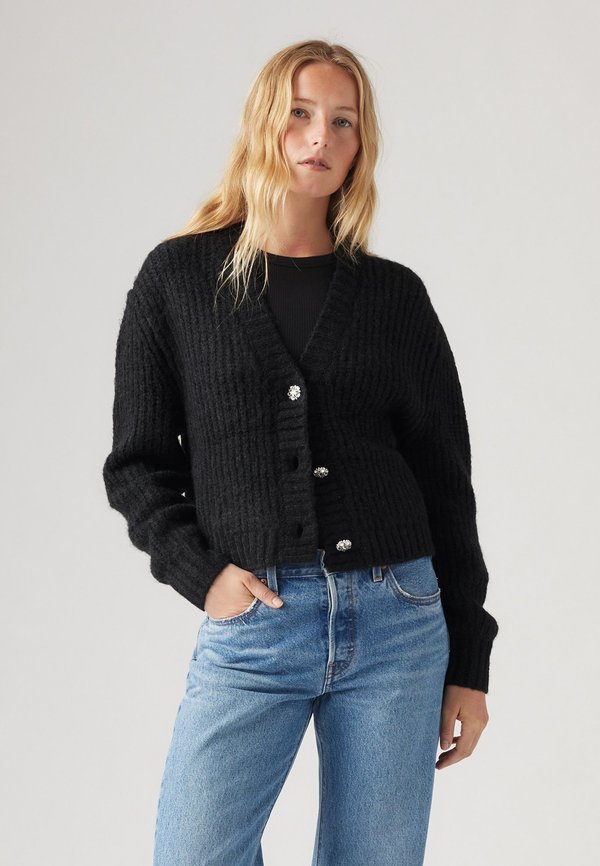 GALA FAIRISLE CARDIGAN - Cardigan - caviar