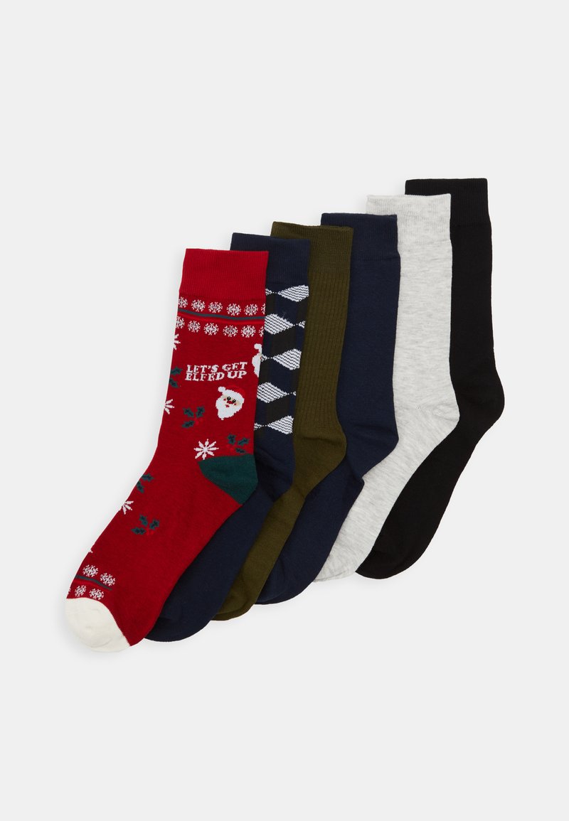 Jack & Jones JACCHRISTMAS SOCK CALENDAR 24 PACK - Sokken - black