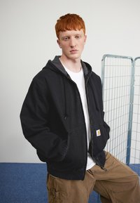 Carhartt WIP - ACTIVE JACKET - Jeansjacke - black stone washed Thumbnail-Bild 1