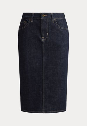 Lauren Ralph Lauren, DENIM PENCIL SKIRT - Τζιν φούστα - rinse wash