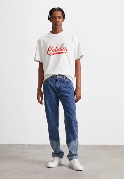 DAVID CATALAN WASHED - Τζιν Bootcut - blue