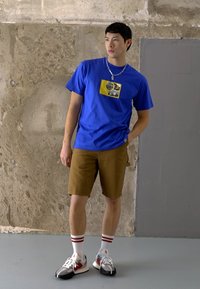 Carhartt WIP SINGLE KNEE SHORT DEARBORN - Shorts - hamilton brown rinsed
