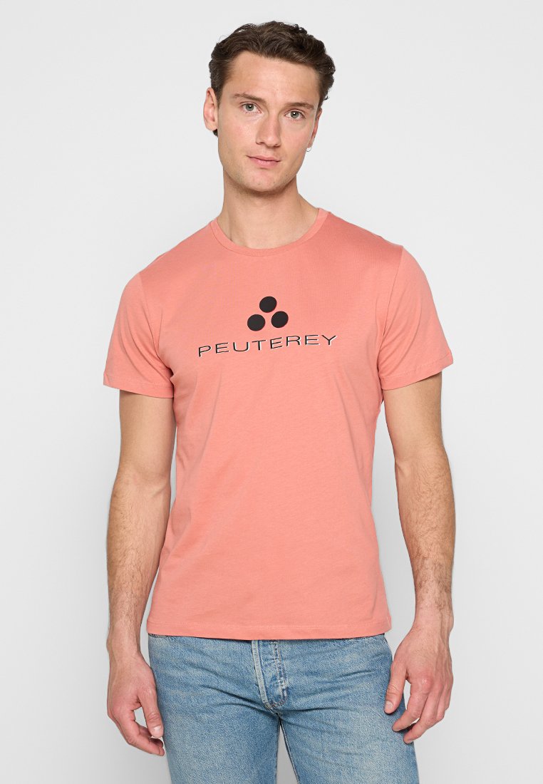 Peuterey T-shirt print lichtrood