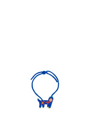 MASCARA BORDADA  - Collar - azul