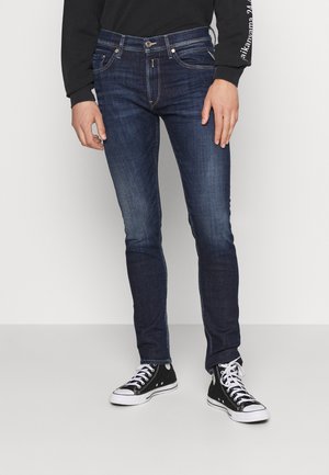 JONDRILL AGED - Jeans slim fit - dark blue