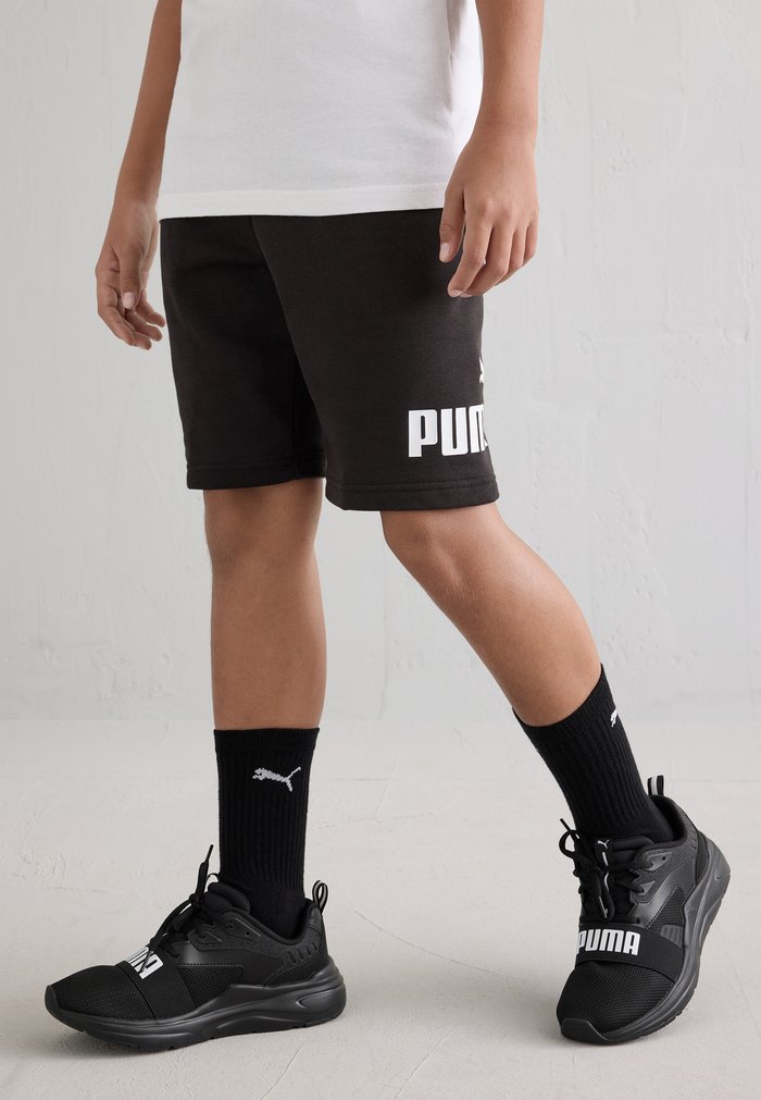 PUMA LOGO UNISEX - Sports shorts - black