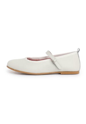 MERCEDITAS CEREMONIA   - Ankle strap ballet pumps - porcelana