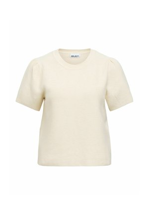 Object, T-SHIRT PUFF SLEEVE - Camiseta básica - birch