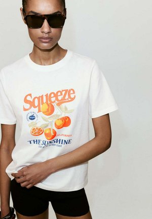 Mango, ADULT - T-shirt con stampa - orange