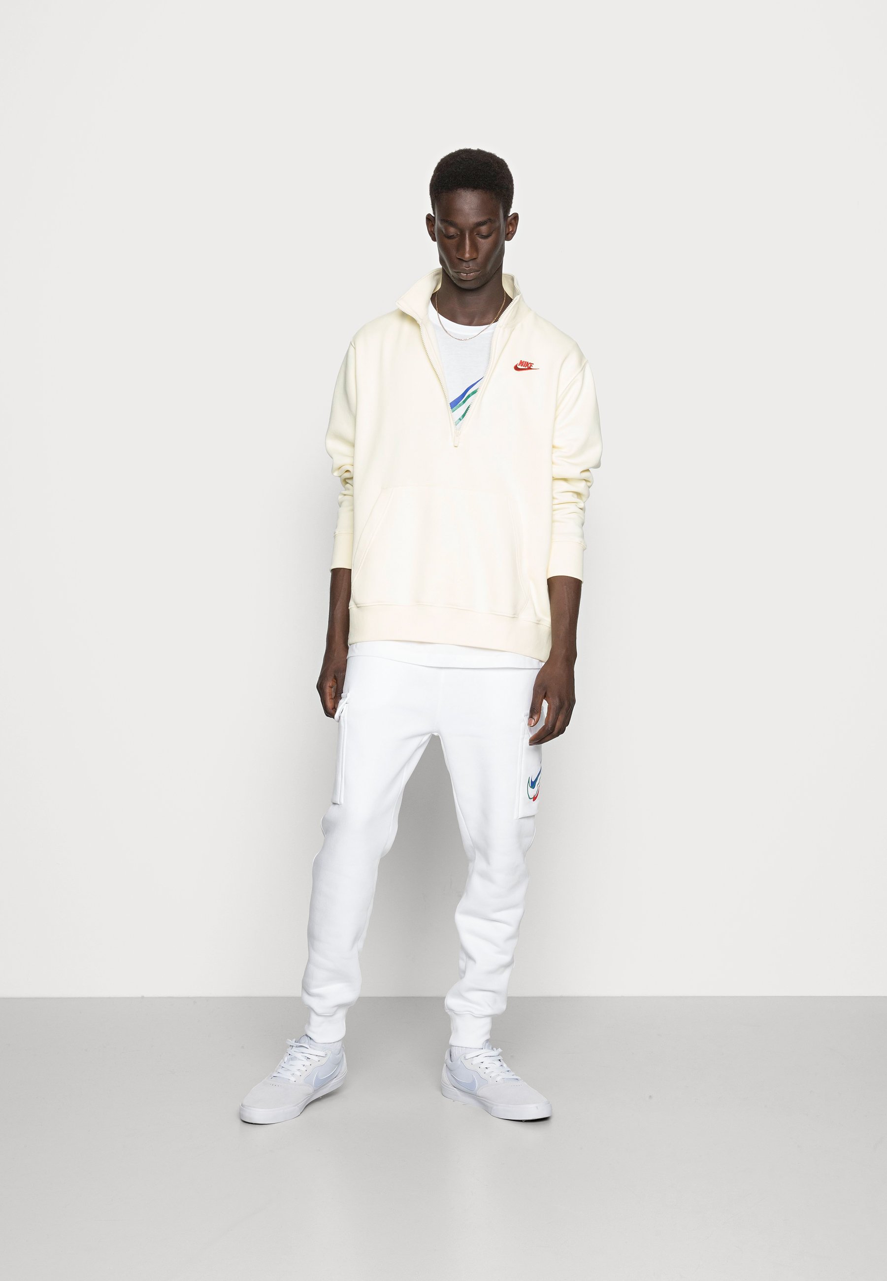 Nike Sportswear Sportinis megztinis - coconut milk/geltona - Zalando.lt