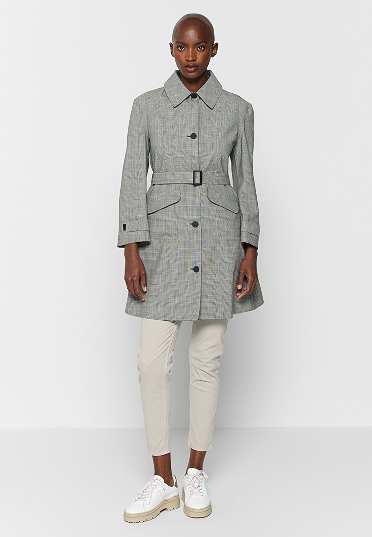 Emporio Armani Halflange jas grijs Emporio Armani Halflange jas grijs