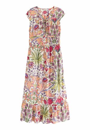 TIE FRONT SLEEVE-REGULAR FIT - Maksimekko - morris co hyacinth brights