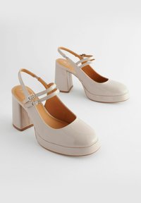 Next FOREVER COMFORT MARY JANE - REGULAR FIT - Korolliset avokkaat - bone cream