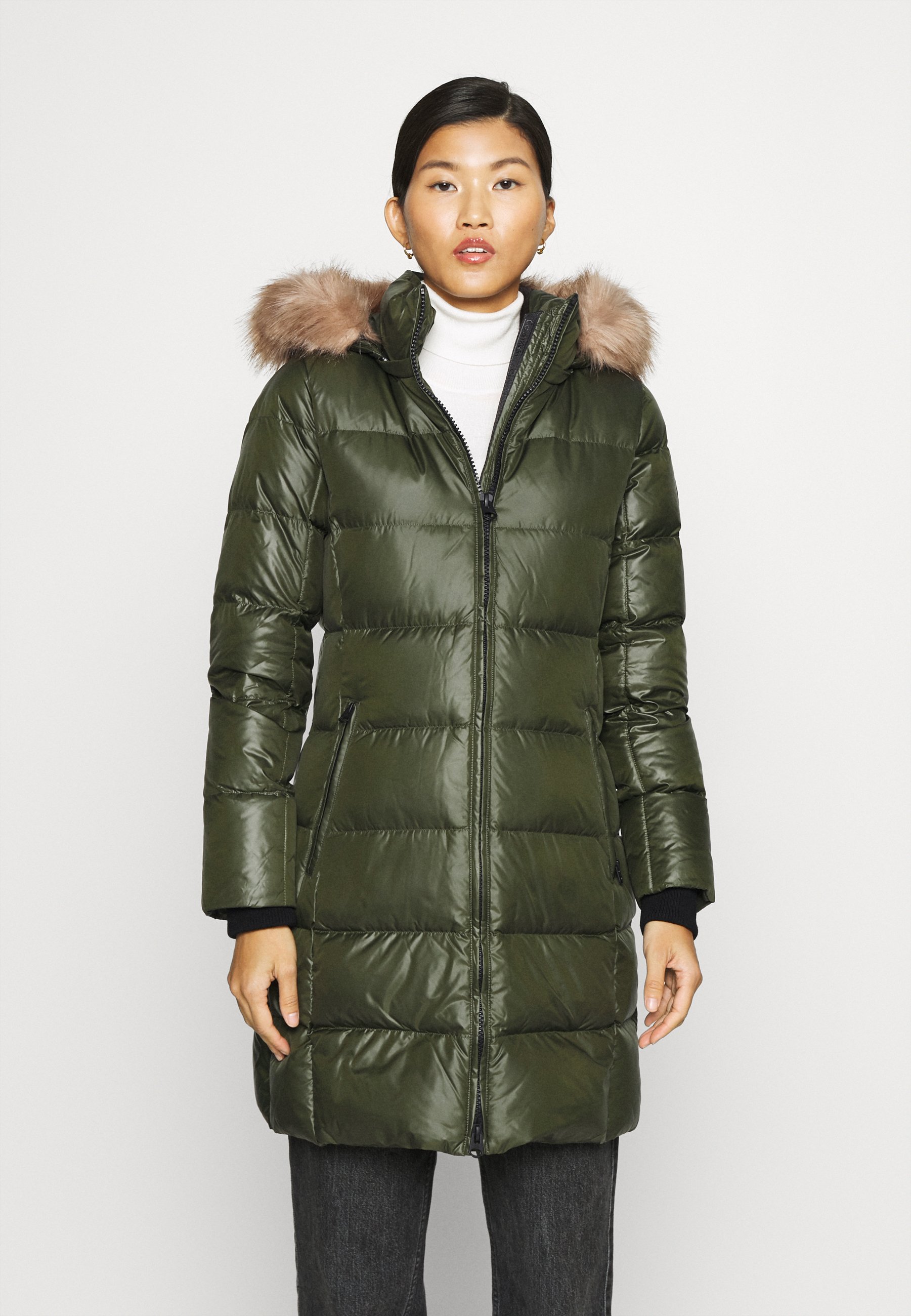 calvin klein essential real coat