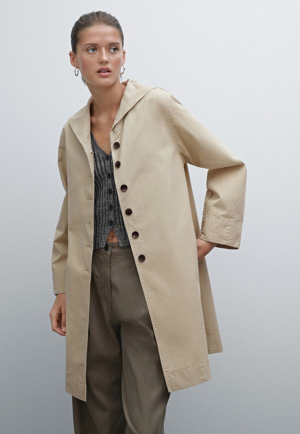 SAILOR COLLAR  - Trenchcoat - sand