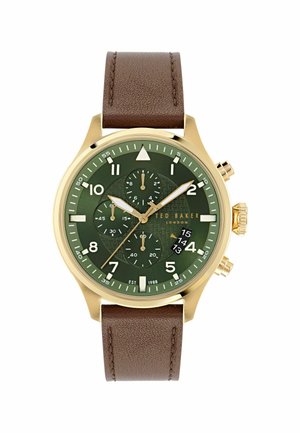 FULMAR - Chronograph watch - brow and green