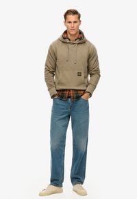 Superdry & Co Hoodie - washed morel brown