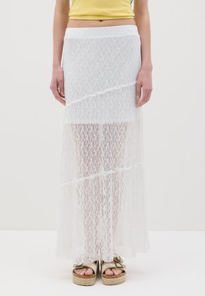 B.ANGEL REGULAR FIT - Falda larga - white