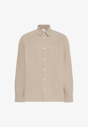 Calvin Klein, DRAPEY LYOCELL EASY SHIRT - Chemise - roasted cashew
