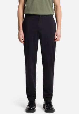 STRAIGHT FIT HYBRID - Chino - black