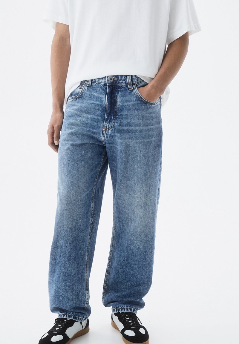 PULL&BEAR Vaqueros boyfriend - light-blue denim