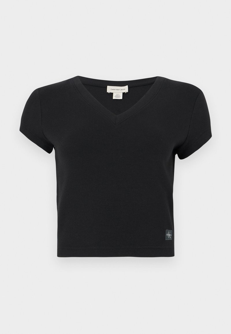 Calvin Klein Jeans T-shirt basic zwart Calvin Klein Jeans T-shirt basic zwart