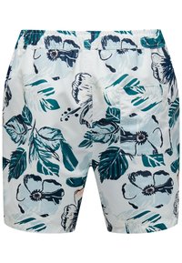 Only & Sons ONSTHOR FLOWER MIT TUNNEL - Zwemshorts - weiß