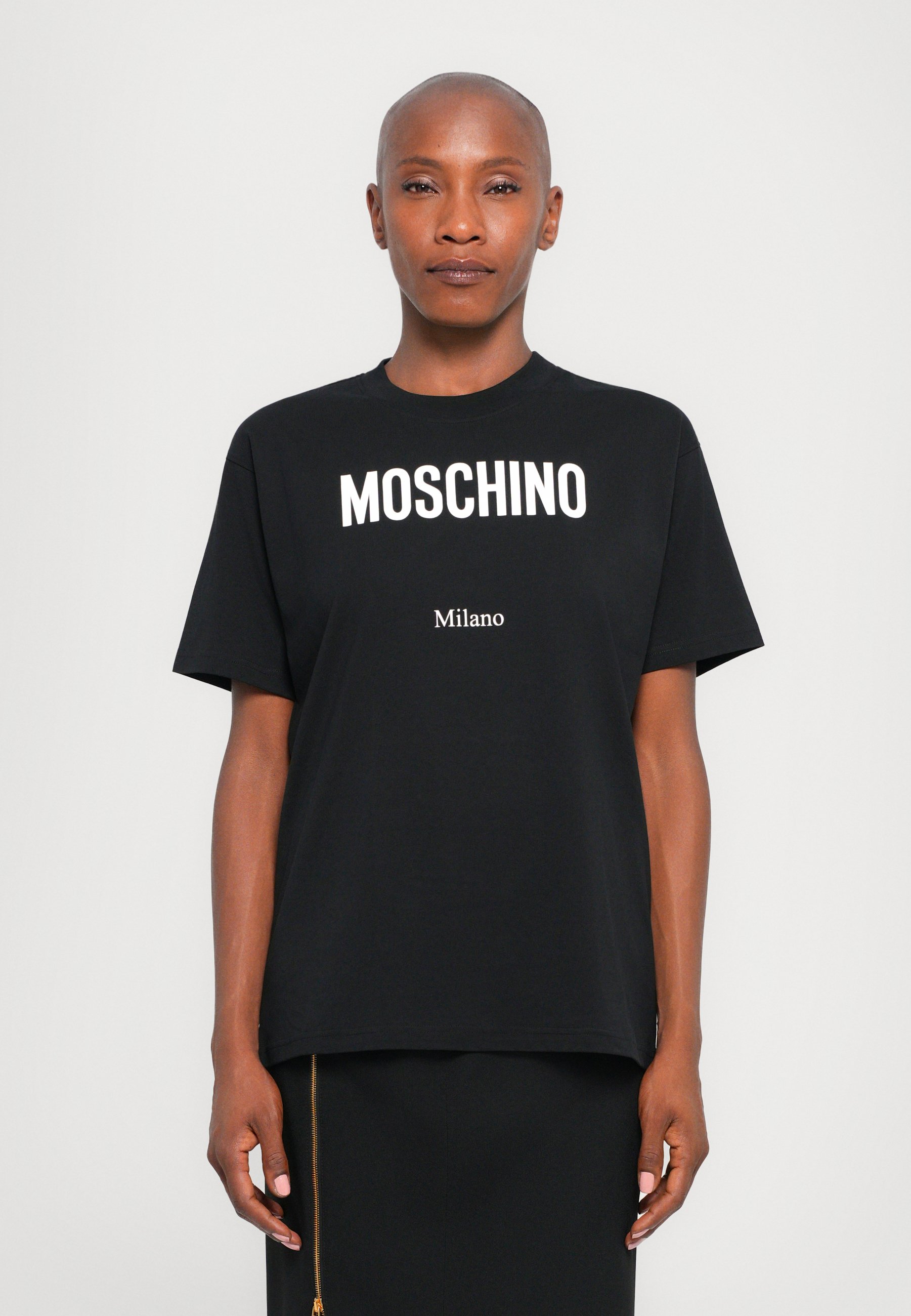 Tシャツ・カットソー Moschino T-Shirts Stretch jersey t-shirt with logo | Moschino